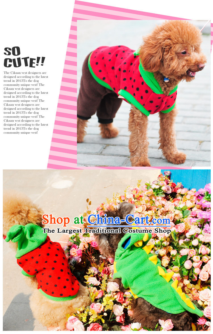 Special clearance dog clothes pet Fall/Winter Collections Chihuahuas Yorkshire Putin dogs tedu morph autumn Red M-chest 31-35cm picture, prices, brand platters! The elections are supplied in the national character of distribution, so action, buy now enjoy more preferential! As soon as possible.