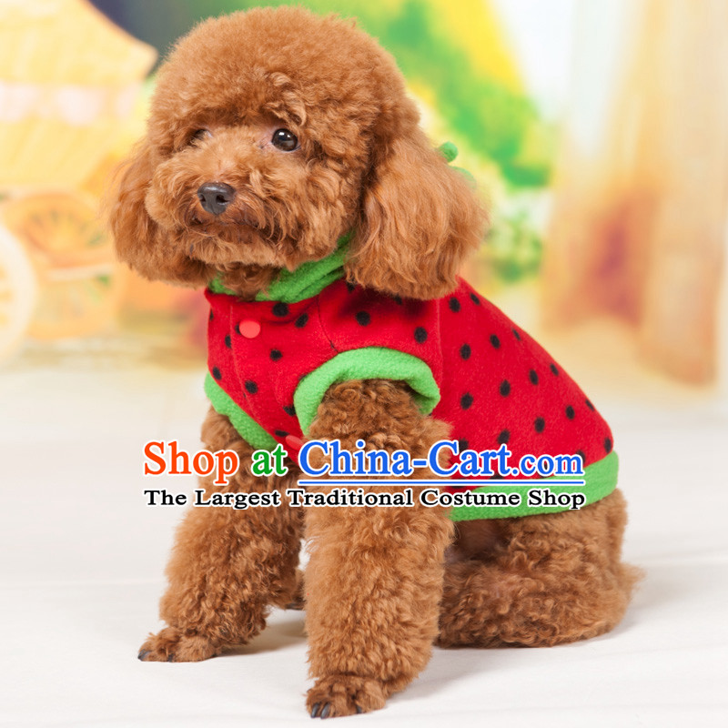 Special clearance dog clothes pet Fall/Winter Collections Chihuahuas Yorkshire Putin dogs tedu morph autumn Red M-chest 31-35cm, Huayuan claptrap (hoopet) , , , shopping on the Internet
