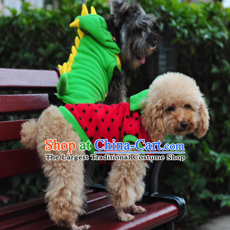 Special clearance dog clothes pet Fall/Winter Collections Chihuahuas Yorkshire Putin dogs tedu morph autumn Red M-chest 31-35cm, Huayuan claptrap (hoopet) , , , shopping on the Internet