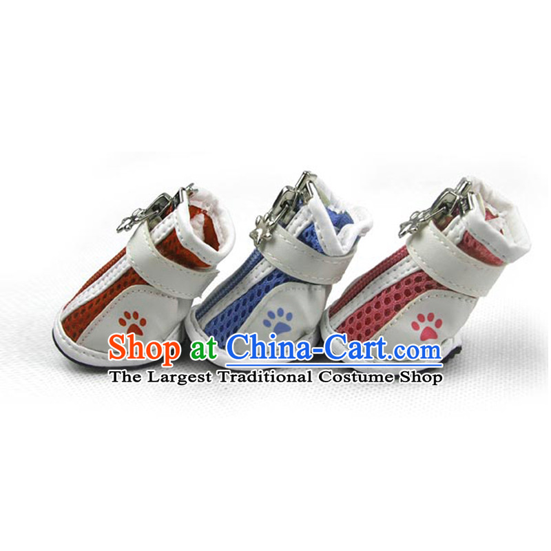 The pet dog shoes for breathable cleat VIP than small dogs Xiong No. 4 blue shoes, Blue Lai , , , shopping on the Internet