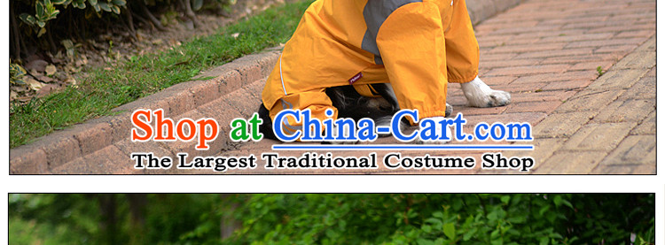 Pet dog rain clothing. Large Dogs Emergency Unit of three large dogs to gross margin the raincoat raincoat C3A1004 Yang Orange 8# picture, prices, brand platters! The elections are supplied in the national character of distribution, so action, buy now enjoy more preferential! As soon as possible.