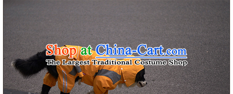 Pet dog rain clothing. Large Dogs Emergency Unit of three large dogs to gross margin the raincoat raincoat C3A1004 Yang Orange 8# picture, prices, brand platters! The elections are supplied in the national character of distribution, so action, buy now enjoy more preferential! As soon as possible.