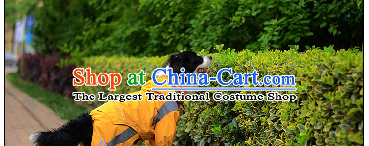 Pet dog rain clothing. Large Dogs Emergency Unit of three large dogs to gross margin the raincoat raincoat C3A1004 Yang Orange 3-11A, Asia Picture, prices, brand platters! The elections are supplied in the national character of distribution, so action, buy now enjoy more preferential! As soon as possible.