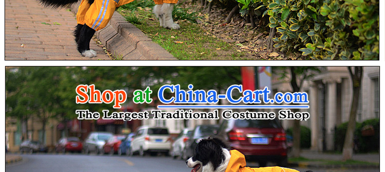 Pet dog rain clothing. Large Dogs Emergency Unit of three large dogs to gross margin the raincoat raincoat C3A1004 mustard green 3-11A, Asia, prices, brand image of Platters! The elections are supplied in the national character of distribution, so action, buy now enjoy more preferential! As soon as possible.