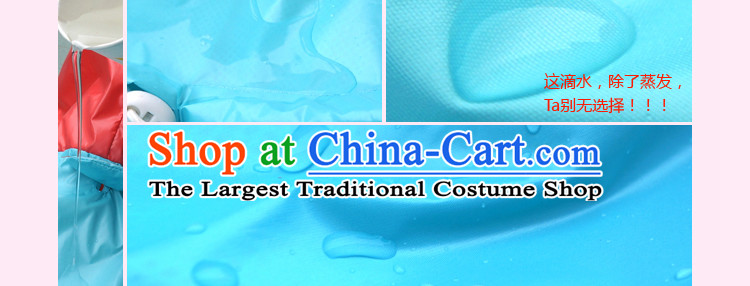 Dog rain clothes pets tedu four feet, raincoat waterproof rain poncho small dog dog raincoat C3A10 light blue 4 - Reference back long 30CM- chest 41-47CM picture, prices, brand platters! The elections are supplied in the national character of distribution, so action, buy now enjoy more preferential! As soon as possible.