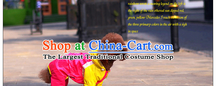 Dog rain clothes pets tedu four feet, raincoat waterproof rain poncho small dog dog raincoat C3A10 light blue 4 - Reference back long 30CM- chest 41-47CM picture, prices, brand platters! The elections are supplied in the national character of distribution, so action, buy now enjoy more preferential! As soon as possible.