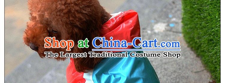 Dog rain clothes pets tedu four feet, raincoat waterproof rain poncho small dog dog raincoat C3A10 light blue 4 - Reference back long 30CM- chest 41-47CM picture, prices, brand platters! The elections are supplied in the national character of distribution, so action, buy now enjoy more preferential! As soon as possible.