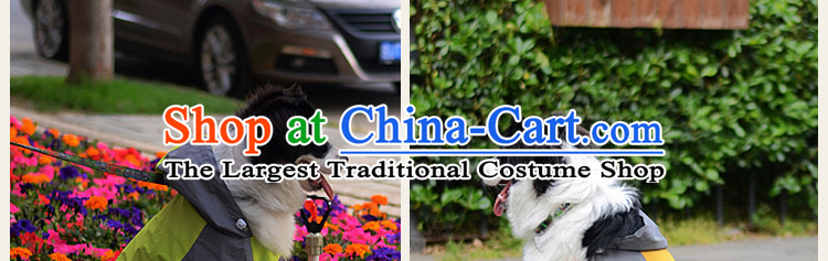 Pet dog raincoat dogs in large dogs clothes rain poncho gross de Pastoral raincoat C3A1003 Yang Orange 3-11A, Asia Picture, prices, brand platters! The elections are supplied in the national character of distribution, so action, buy now enjoy more preferential! As soon as possible.