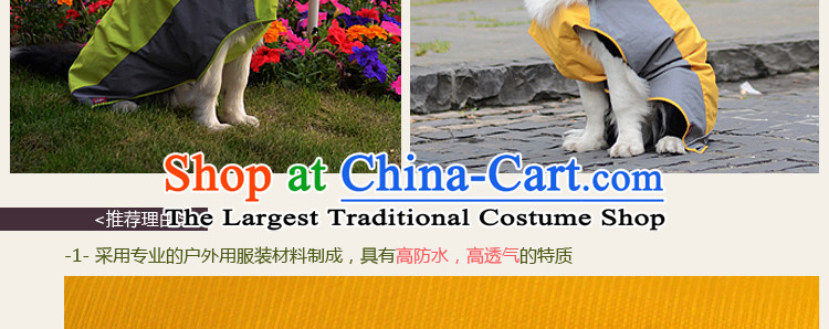 Pet dog raincoat dogs in large dogs clothes rain poncho gross de Pastoral raincoat C3A1003 Yang Orange 3-11A, Asia Picture, prices, brand platters! The elections are supplied in the national character of distribution, so action, buy now enjoy more preferential! As soon as possible.