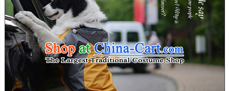 Pet dog raincoat dogs in large dogs clothes rain poncho gross de Pastoral raincoat C3A1003 mustard green 8# picture, prices, brand platters! The elections are supplied in the national character of distribution, so action, buy now enjoy more preferential! As soon as possible.