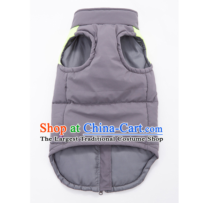 Pet dog warm winter clothing gross clothes Samoa Benaiah dogs in large dogs clothes, a mustard green 10 (Applicable back long 60CM chest 69-74CM neck of about 40,HI-PRO,,, shopping on the Internet