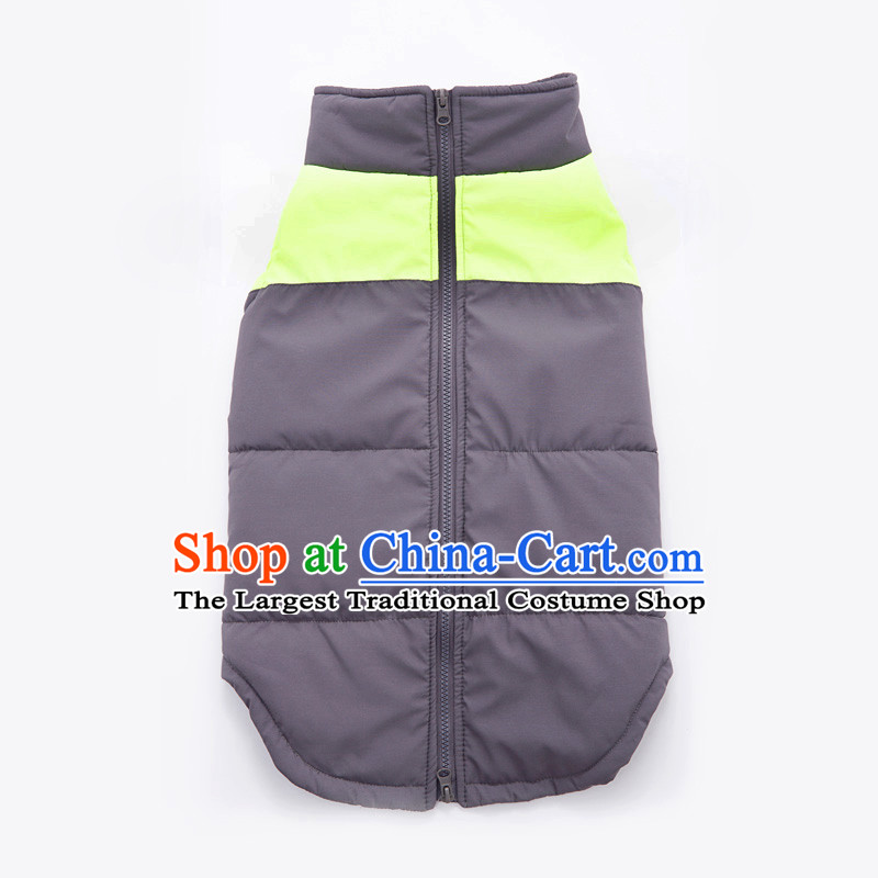 Pet dog warm winter clothing gross clothes Samoa Benaiah dogs in large dogs clothes, a mustard green 16#,HI-PRO,,, shopping on the Internet