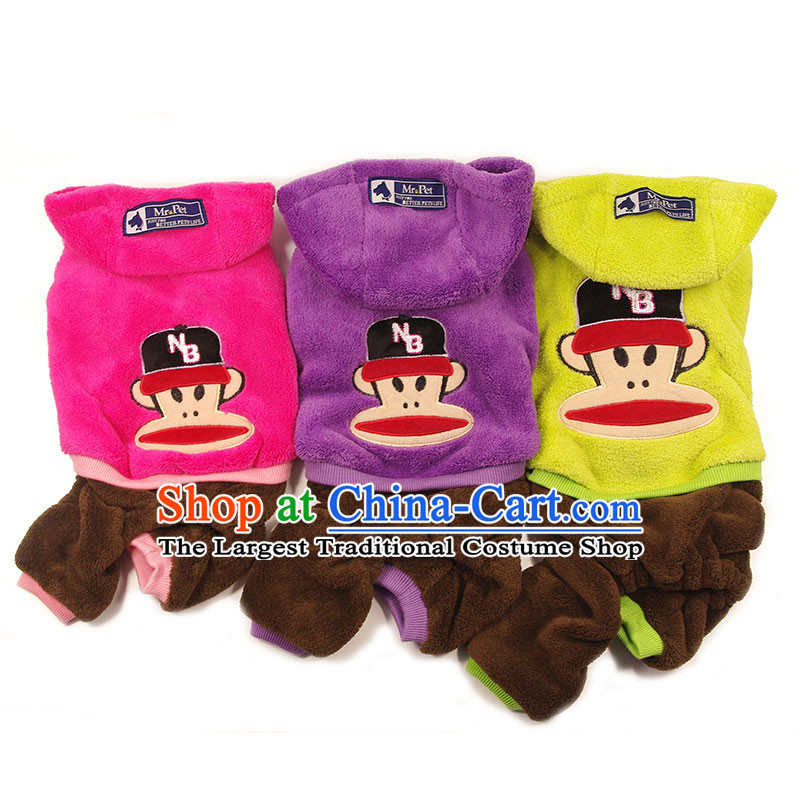 Housing for the seven colored nozzle dog clothes thick coral pets clothes autumn and winter thick tedu clothes dog clothes pet supplies of red M to Seven Colored housing shopping on the Internet has been pressed.