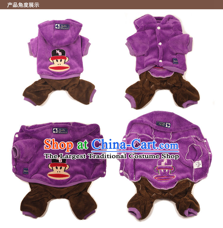 Housing for the seven colored nozzle dog clothes thick coral pets clothes autumn and winter thick tedu clothes dog clothes pet supplies purple XL Photo, prices, brand platters! The elections are supplied in the national character of distribution, so action, buy now enjoy more preferential! As soon as possible.