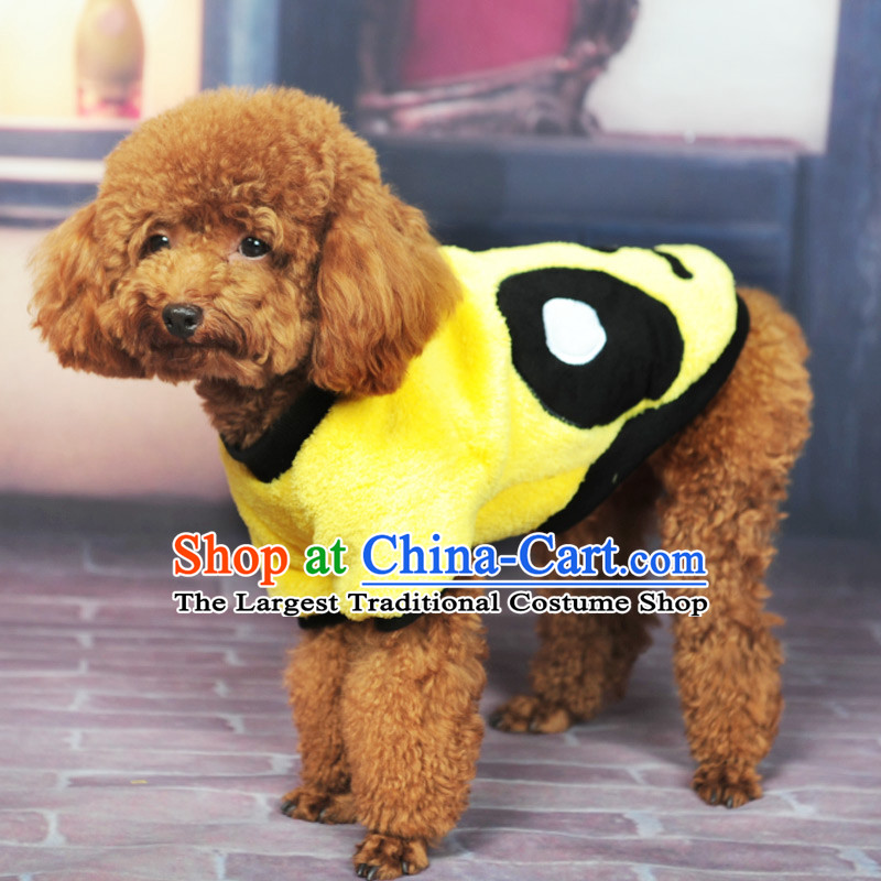 Pet dog clothes Fall/Winter Collections dress tedu than Xiong vip dog ãþòâ dog clothes coral panda four feet (Yellow) XL-chest 46-57cm, Huayuan claptrap (hoopet) , , , shopping on the Internet