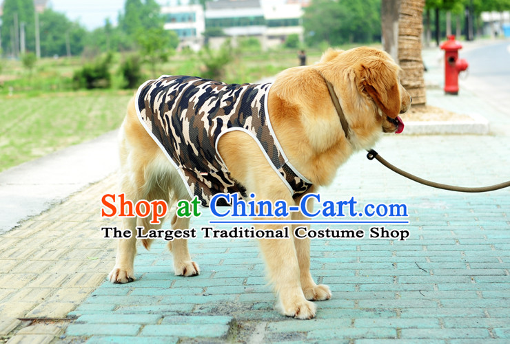 Huayuan hoopet large dog Clothes Summer large dogs to gross Samoa and pet dog clothes vest spring dress 15Y0007G Army green camouflage grid vest XL-chest 82-87cm picture, prices, brand platters! The elections are supplied in the national character of distribution, so action, buy now enjoy more preferential! As soon as possible.