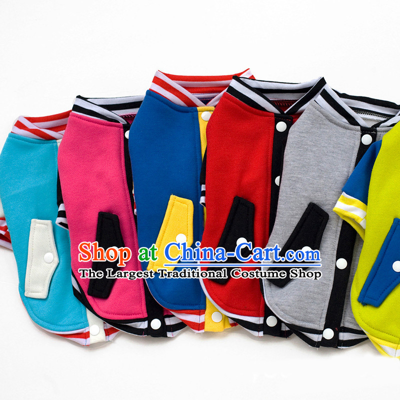 Some raise their heads paradise pet dog baseball uniform thick sweater Fall/Winter Collections tedu VIP than Xiong Hiromi dog clothes, red Some raise their heads Paradise Shopping on the Internet has been pressed.