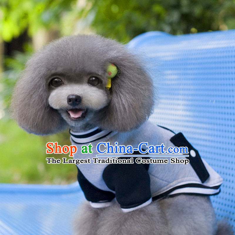 Some raise their heads paradise pet dog baseball uniform thick sweater Fall/Winter Collections tedu VIP than Xiong Hiromi dog clothes gray S, some raise their heads Paradise Shopping on the Internet has been pressed.