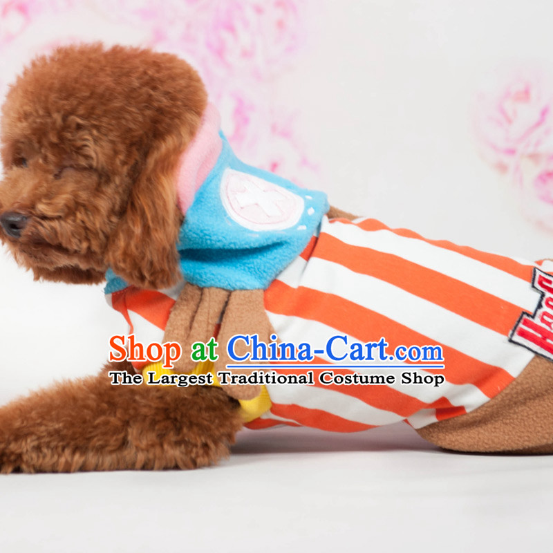 Dog clothes tedu autumn and winter open-footed pet clothes corduroy Joe bar morph replacing orange - Slim, M-back long 24-30cm, Huayuan claptrap (hoopet) , , , shopping on the Internet