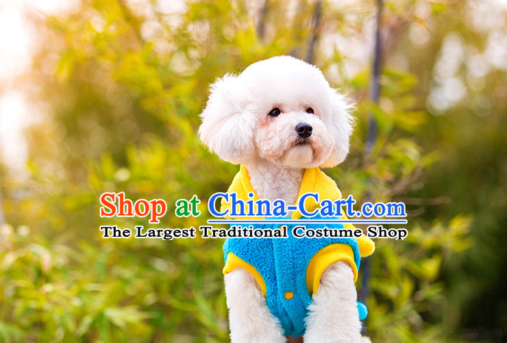 Huayuan hoopet pets clothes and rabbit morph replacing autumn and winter warm small dog dog clothes tedu 14Y0002G dress Blue + yellow and rabbit morph replacing XL-chest 46-50cm picture, prices, brand platters! The elections are supplied in the national character of distribution, so action, buy now enjoy more preferential! As soon as possible.