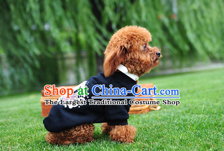 Hua Yuan hoopet dog spring sweater tedu pets clothing vip chihuahuas leisure dog clothes 13Y0054G black M-chest 38-42cm picture, prices, brand platters! The elections are supplied in the national character of distribution, so action, buy now enjoy more preferential! As soon as possible.