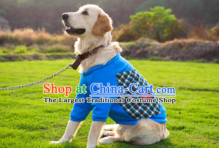 Huayuan hoopet pet clothes Fall/Winter Collections loose lion gross Samoa jecha taxi chyi der makidai dog pure cotton blue sweater vest two kits S-chest 58-64cm picture, prices, brand platters! The elections are supplied in the national character of distribution, so action, buy now enjoy more preferential! As soon as possible.