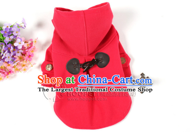 Hua Yuan hoopet dog clothes pet windbreaker tedu vip than small dogs clothes Xiong clothing dog autumn and winter clothing red horns windbreaker L-chest 40-45cm picture, prices, brand platters! The elections are supplied in the national character of distribution, so action, buy now enjoy more preferential! As soon as possible.