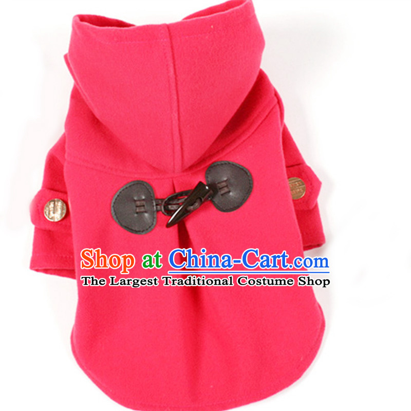 Hua Yuan hoopet dog clothes pet windbreaker tedu vip than small dogs clothes Xiong clothing dog autumn and winter clothing red horns windbreaker L-chest 40-45cm, Huayuan claptrap (hoopet) , , , shopping on the Internet