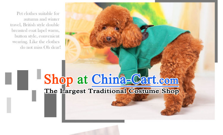 Hua Yuan hoopet dog clothes pet windbreaker tedu vip than small dogs clothes Xiong clothing dog autumn and winter clothing green horns windbreaker L-chest 40-45cm picture, prices, brand platters! The elections are supplied in the national character of distribution, so action, buy now enjoy more preferential! As soon as possible.
