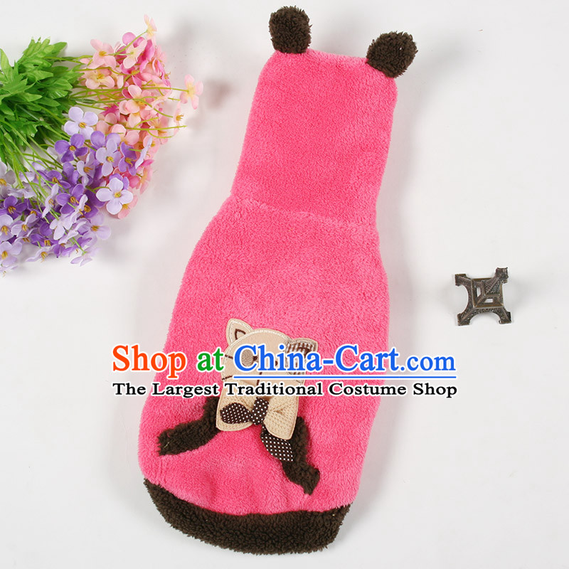 The autumn and winter clothing cats hoopet pets morph replacing cat street clothes in red pussy clothes chest 37-43cm, M-hua yuan (hoopet claptrap) , , , shopping on the Internet