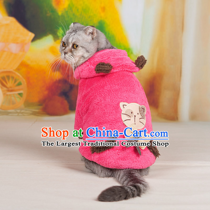 The autumn and winter clothing cats hoopet pets morph replacing Cat Street clothes yellow pussy clothes chest 32-37cm, S-hua yuan (hoopet claptrap) , , , shopping on the Internet