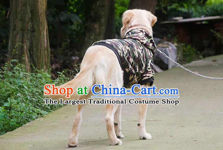 Hua Yuan hoopet dog clothes large dogs to large dogs pets Kim cotton wool camouflage Ha Shi Chi-thick autumn and winter for the new version of the army green camouflage fatigues chest -56-64cm picture, prices, brand platters! The elections are supplied in the national character of distribution, so action, buy now enjoy more preferential! As soon as possible.