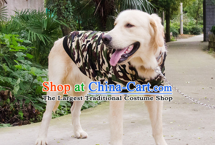 Hua Yuan hoopet dog clothes large dogs to large dogs pets Kim cotton wool camouflage Ha Shi Chi-thick autumn and winter for the new version of the army green camouflage fatigues chest -56-64cm picture, prices, brand platters! The elections are supplied in the national character of distribution, so action, buy now enjoy more preferential! As soon as possible.