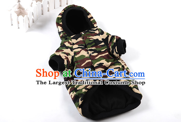 Hua Yuan hoopet dog clothes large dogs to large dogs pets Kim cotton wool camouflage Ha Shi Chi-thick autumn and winter for the new version of the army green camouflage fatigues chest -56-64cm picture, prices, brand platters! The elections are supplied in the national character of distribution, so action, buy now enjoy more preferential! As soon as possible.