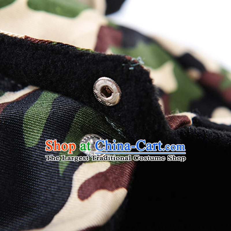 Hua Yuan hoopet dog clothes large dogs to large dogs pets Kim cotton wool camouflage Ha Shi Chi-thick autumn and winter for the new version of the army green camouflage fatigues chest -56-64cm, Huayuan claptrap (hoopet) , , , shopping on the Internet