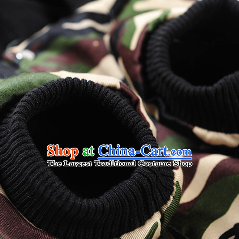 Hua Yuan hoopet dog clothes large dogs to large dogs pets Kim cotton wool camouflage Ha Shi Chi-thick autumn and winter for the new version of the army green camouflage fatigues chest -76-80cm, Huayuan claptrap (hoopet) , , , shopping on the Internet