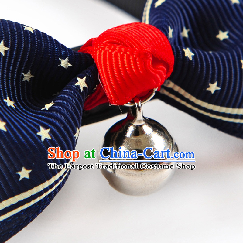 Huayuan hoopet a ring the bell to the British wind bow pet bow tie tedu kitten alike dog Clothing Accessories blue love, Huayuan claptrap (hoopet) , , , shopping on the Internet