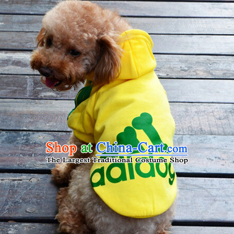 Pets Allowed Clothes Campaign sweater_Fall_Winter Collections dog clothing_small dog clothes tedu VIP than Xiong puppies Hiromi Fall_Winter Collections of yellow L