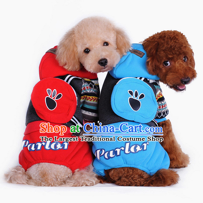 Chukchi dog pets in the winter clothing fashions ãþòâ cotton coat four legs robe warm tedu pet supplies backpack forest - RED S 2-3, in the Chukchi CHUKCHI () , , , shopping on the Internet
