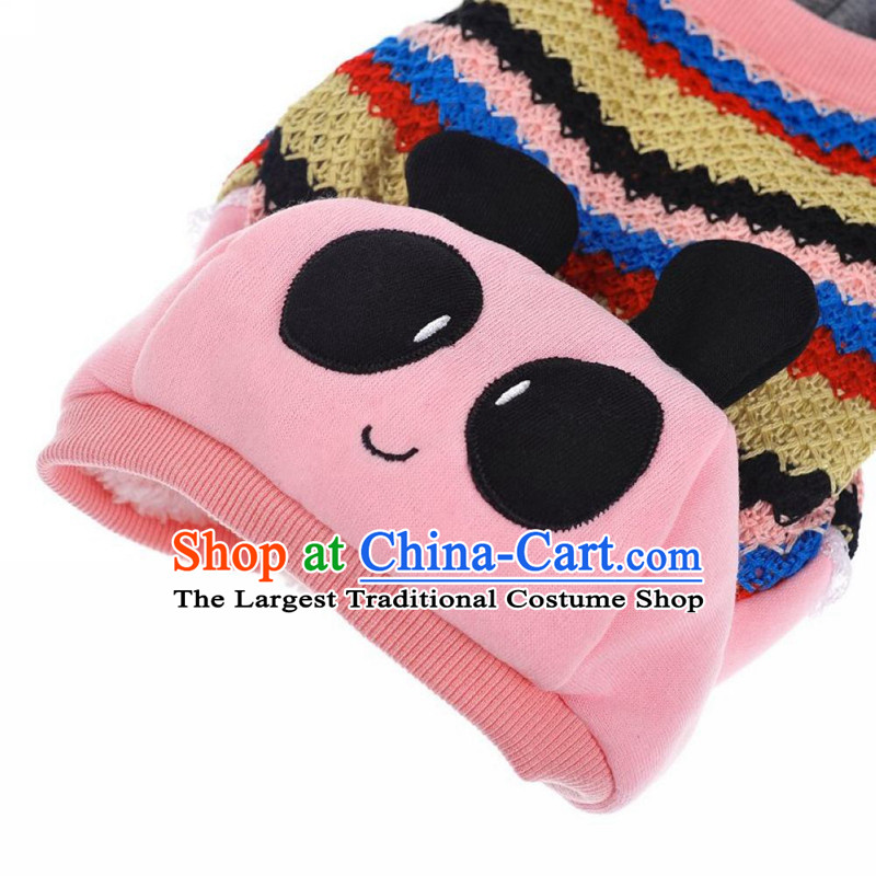 Chukchi pets dogs clothes clothes 2015 dog costume autumn and winter coat four legs with warm tedu sweater knitting Panda - Pink S 2-3, Nga dog YAPEE DOG) , , , (shopping on the Internet
