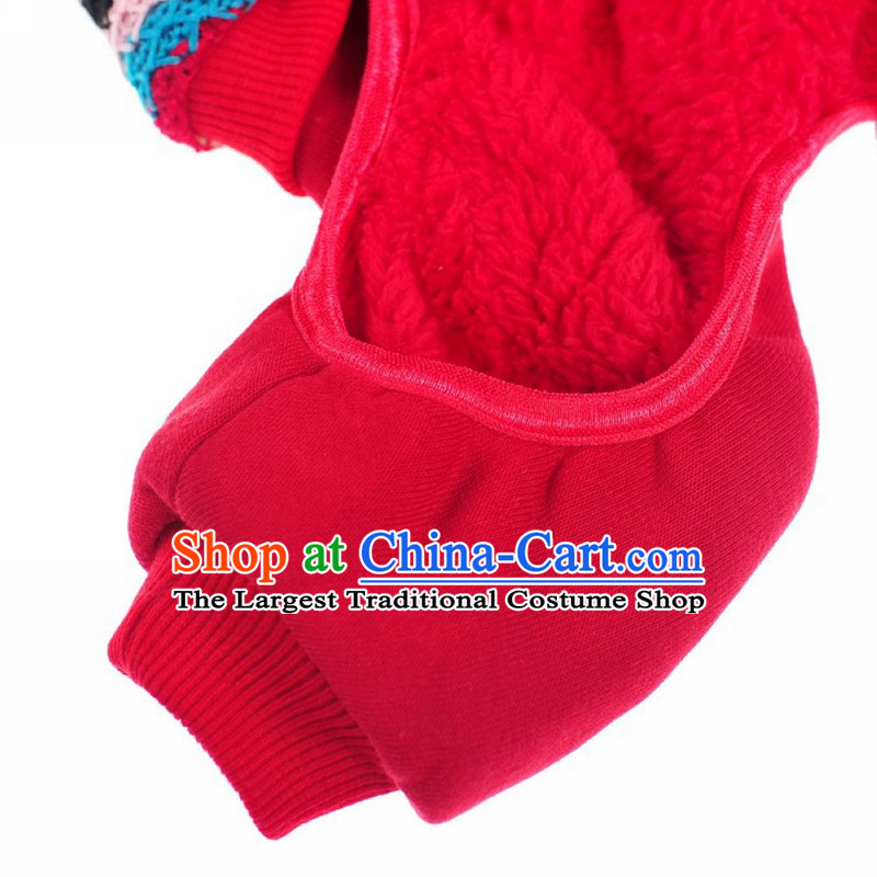 Chukchi pets dogs clothes clothes 2015 dog costume autumn and winter coat four legs with warm tedu sweater knitting Panda - RED L, 6-9, Nga dog YAPEE DOG) , , , (shopping on the Internet