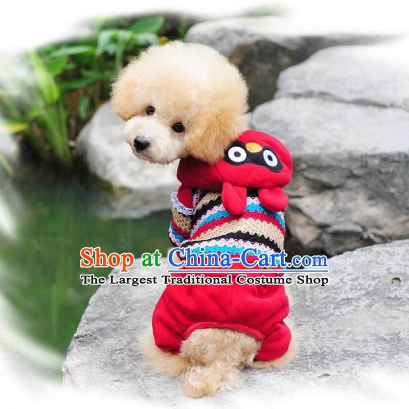 Chukchi pets dogs clothes clothes 2015 dog costume autumn and winter coat four legs with warm tedu sweater knitting Panda - RED XS1-2 catty, Dog (YAPEE DOG) , , , shopping on the Internet