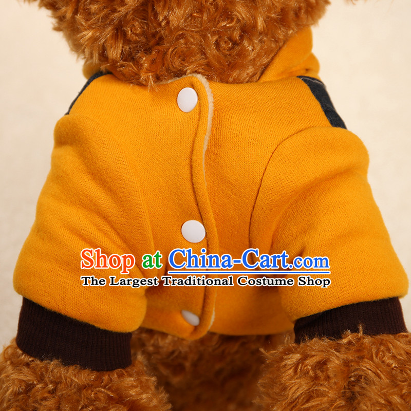 Dog clothes dog Hiromi than Xiong vip tedu dog-footed clothes pet supplies load autumn and winter clothing c.o.d. yellow 3 chest 40cm back long 27cm Weight 5 catties of ,HI-PRO,,, shopping on the Internet