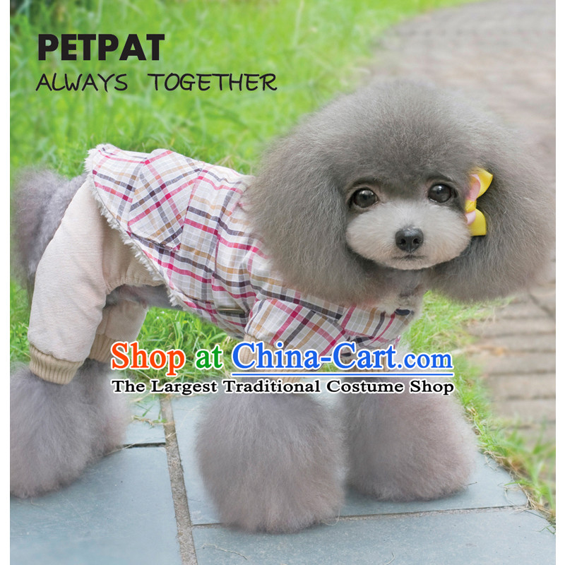 Easy to send new PETPAT Series Dog clothes pet warm coat Pd14-k004 blue, XL, day grace shopping on the Internet has been pressed.