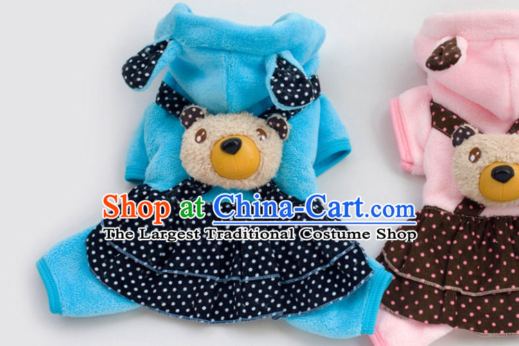 The four legs tien dolls Xiong woolen clothing dog clothes pet Fall/Winter Collections of four-footed ãþòâ princess skirt light blue S picture, prices, brand platters! The elections are supplied in the national character of distribution, so action, buy now enjoy more preferential! As soon as possible.