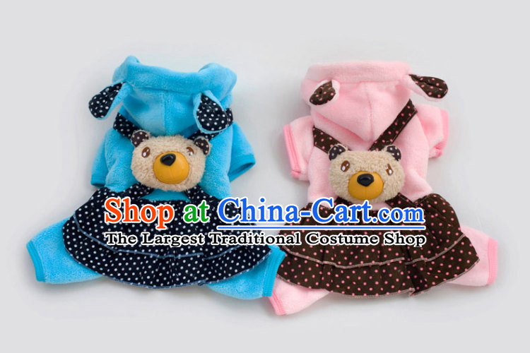 The four legs tien dolls Xiong woolen clothing dog clothes pet Fall/Winter Collections of four-footed ãþòâ princess skirt light blue S picture, prices, brand platters! The elections are supplied in the national character of distribution, so action, buy now enjoy more preferential! As soon as possible.