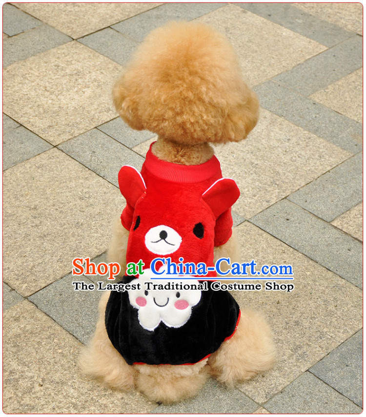Tien petho clouds Xiong pet dog costume autumn and winter clothing pet dogs replace clothing tedu clothes red m picture, prices, brand platters! The elections are supplied in the national character of distribution, so action, buy now enjoy more preferential! As soon as possible.