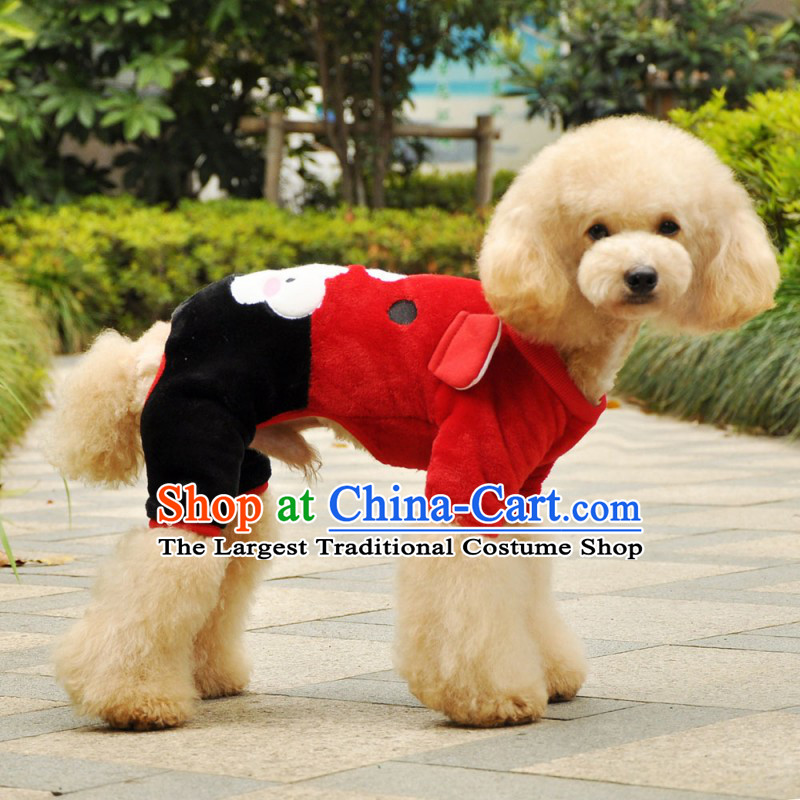 Tien petho clouds Xiong pet dog costume autumn and winter clothing pet dogs replace clothing tedu clothes red m Tien Petho (newpet) , , , shopping on the Internet