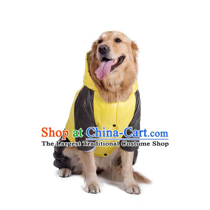Chukchi H_1070 dress iceberg pet dog snowman clothes Fall/Winter Collections large dog clothes large dogs for winter thick yellow 32#, CHUKOT CHUKCHI () , , , shopping on the Internet