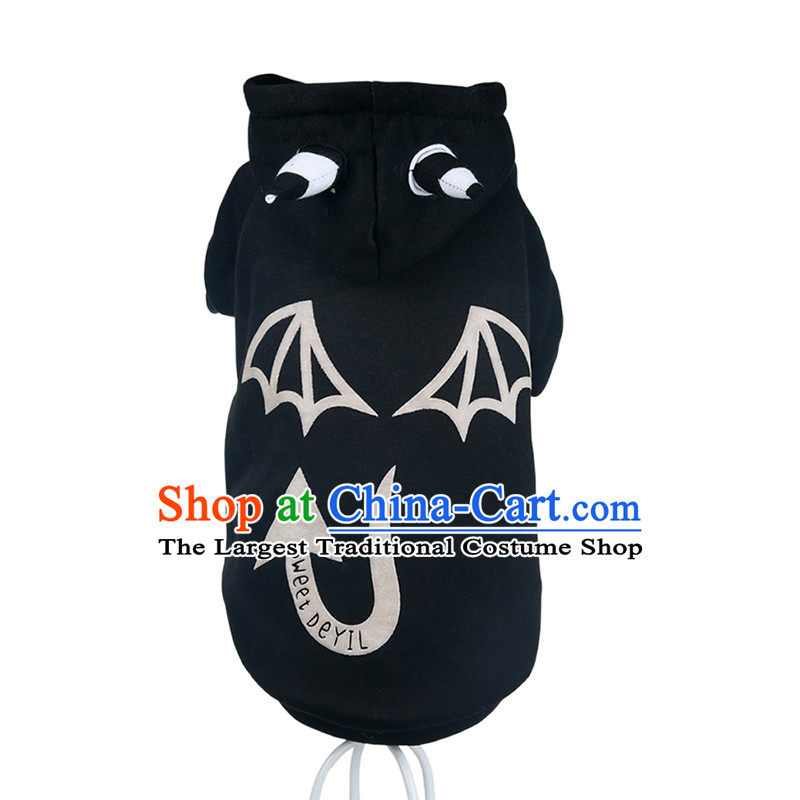 Resistant to Gatwick pet dog spring loaded clothes tedu Xiong clothes night light than Small Devil sweater black M